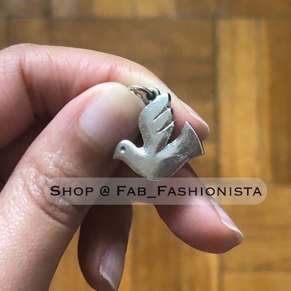 James Avery Jewelry - James Avery Rare Retired Milagros Dove Charm Sterling Silver